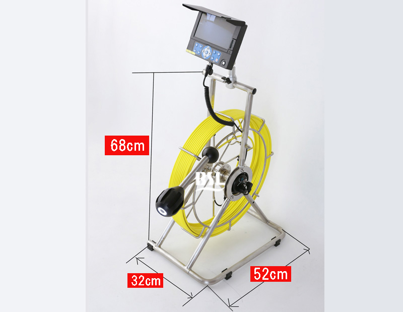 汚水管検査カメラ　型番：BT300回転収納モニター取付
